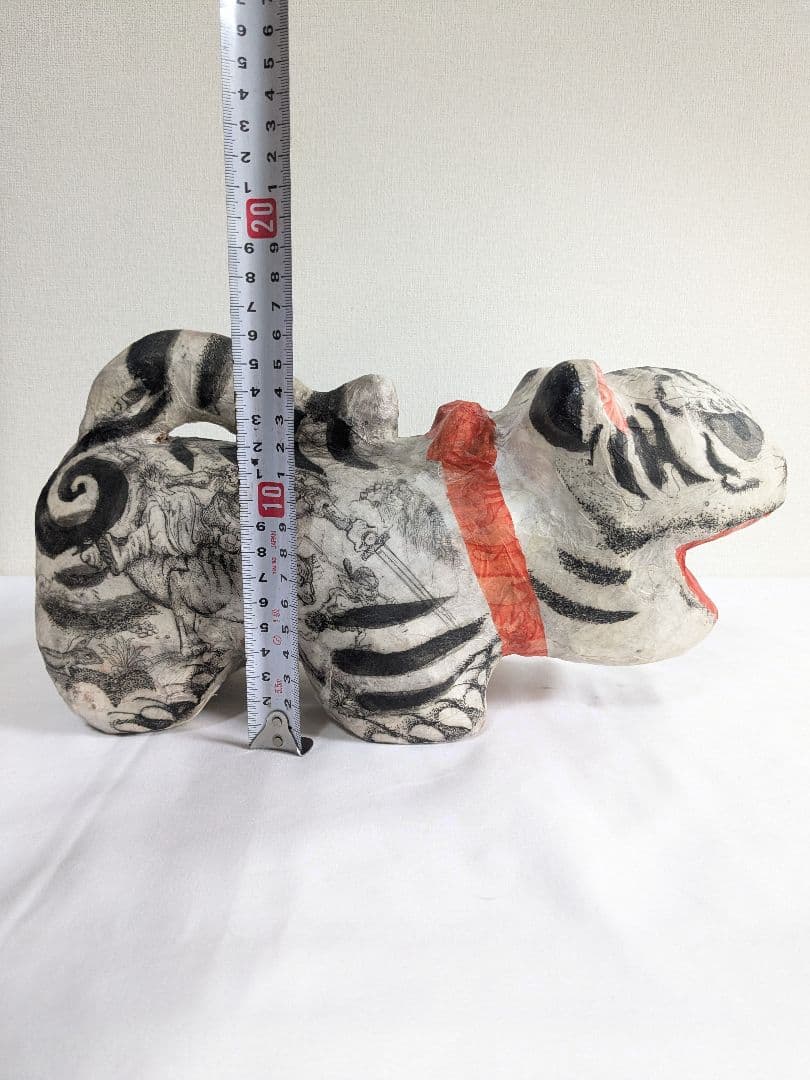 shinko 毘沙門天 虎 張り子 大場咲子