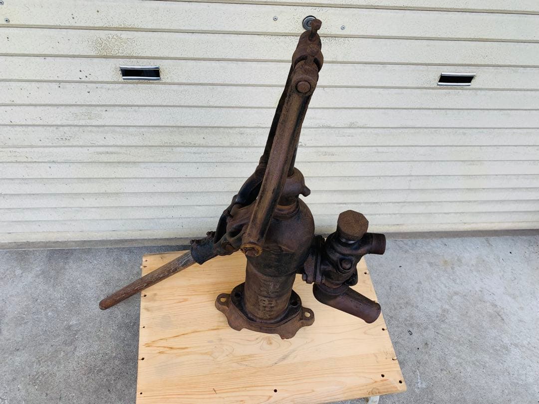 津田式 ケーボー号 手押し 井戸 ガチャポンプ 和庭園 レトロ ヴィンテージ