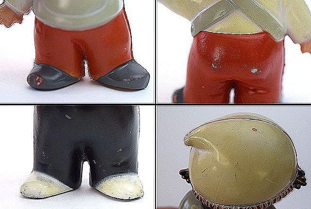 70’s Mainzelmannchen ドイツ ビンテージ ソフビTOY 3個