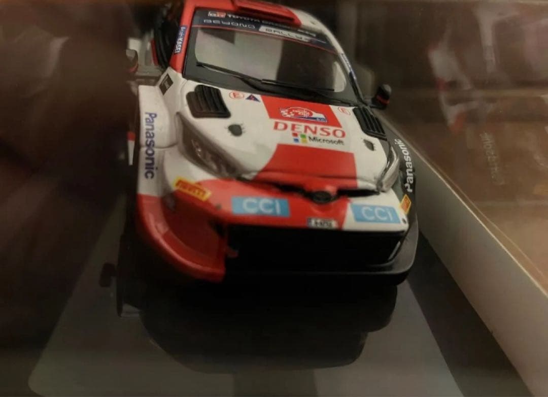 【E.エバンス直筆サイン付き】1/43 イクソ TGR GRヤリス 2023