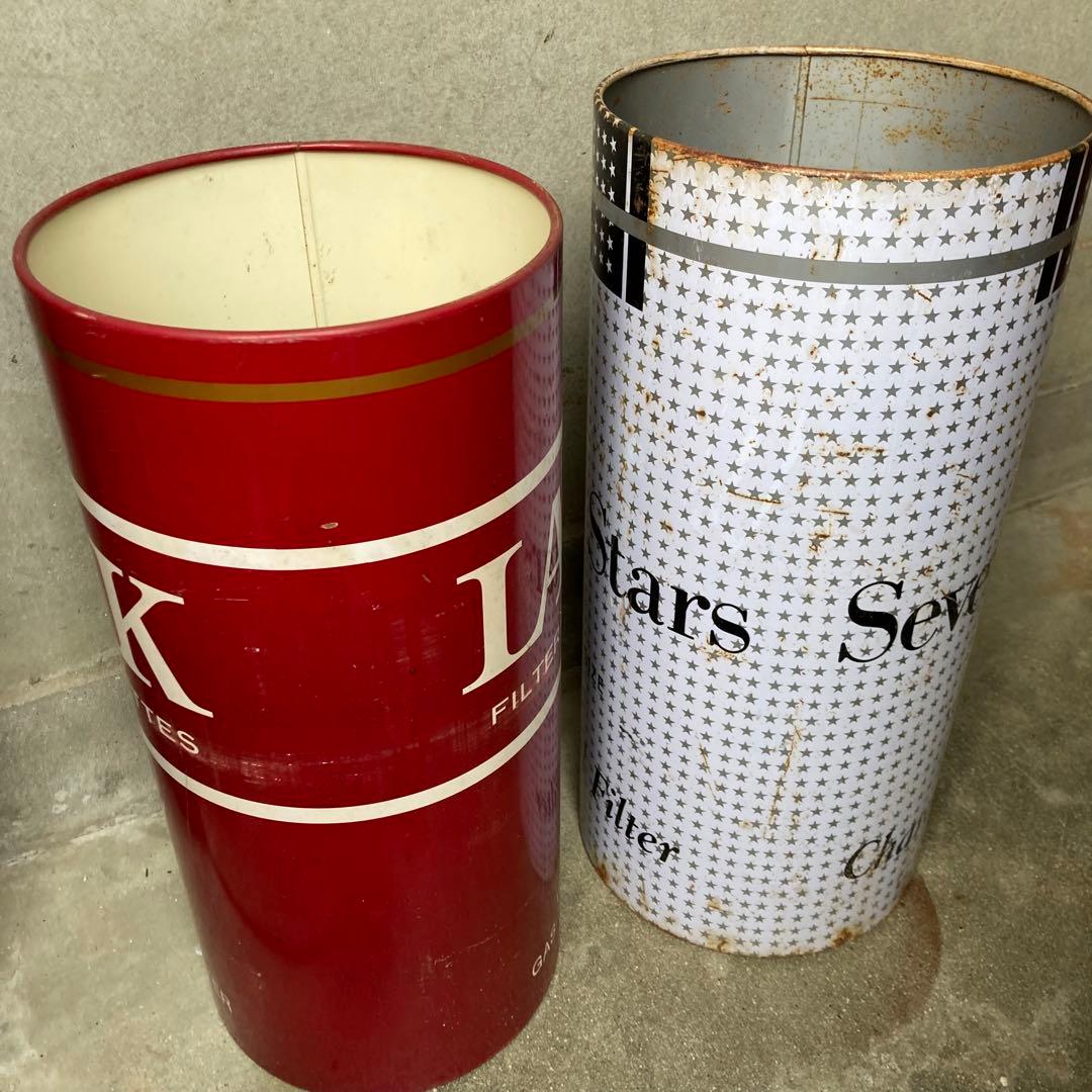 T*S様 2つセット タバコ ゴミ箱 昭和レトロ アンティーク