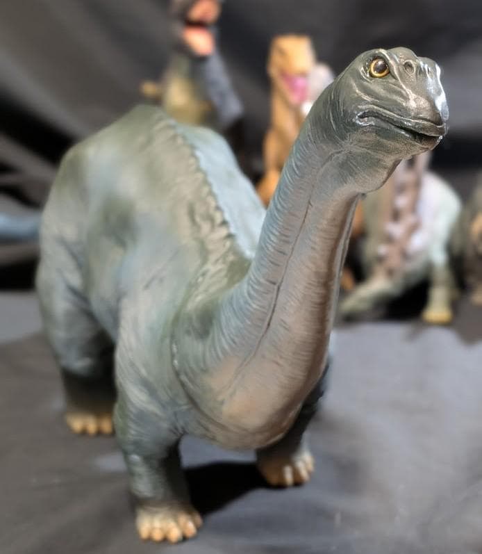 昭和レトロ恐竜（ツクダホビー）ソフビフィギュア６体セット