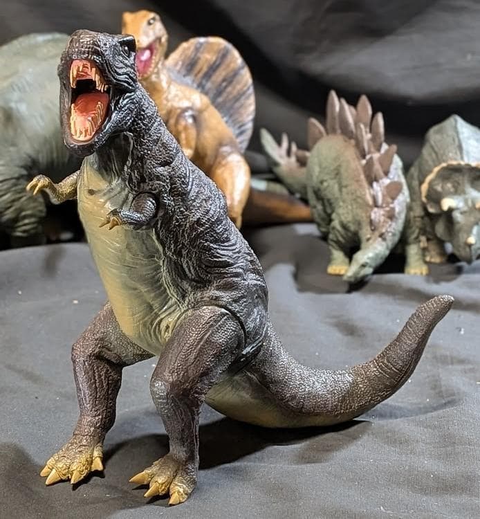 昭和レトロ恐竜（ツクダホビー）ソフビフィギュア６体セット