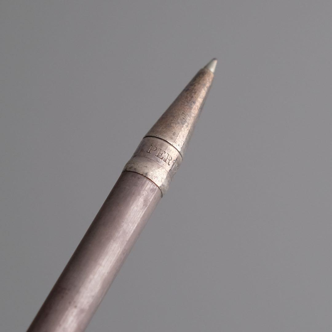 1970年 イタリア製925純銀製ノック式ボールペン、PERTEGAZ