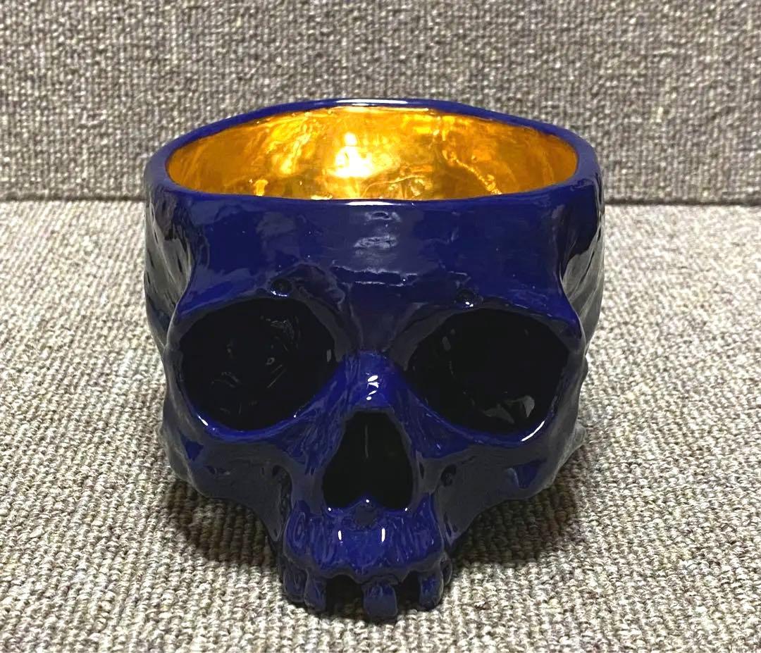 丸岡和吾 髑髏 お茶碗