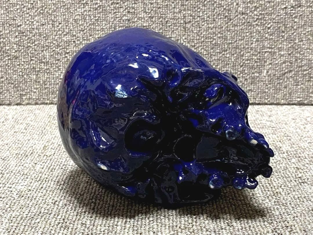 丸岡和吾 髑髏 お茶碗