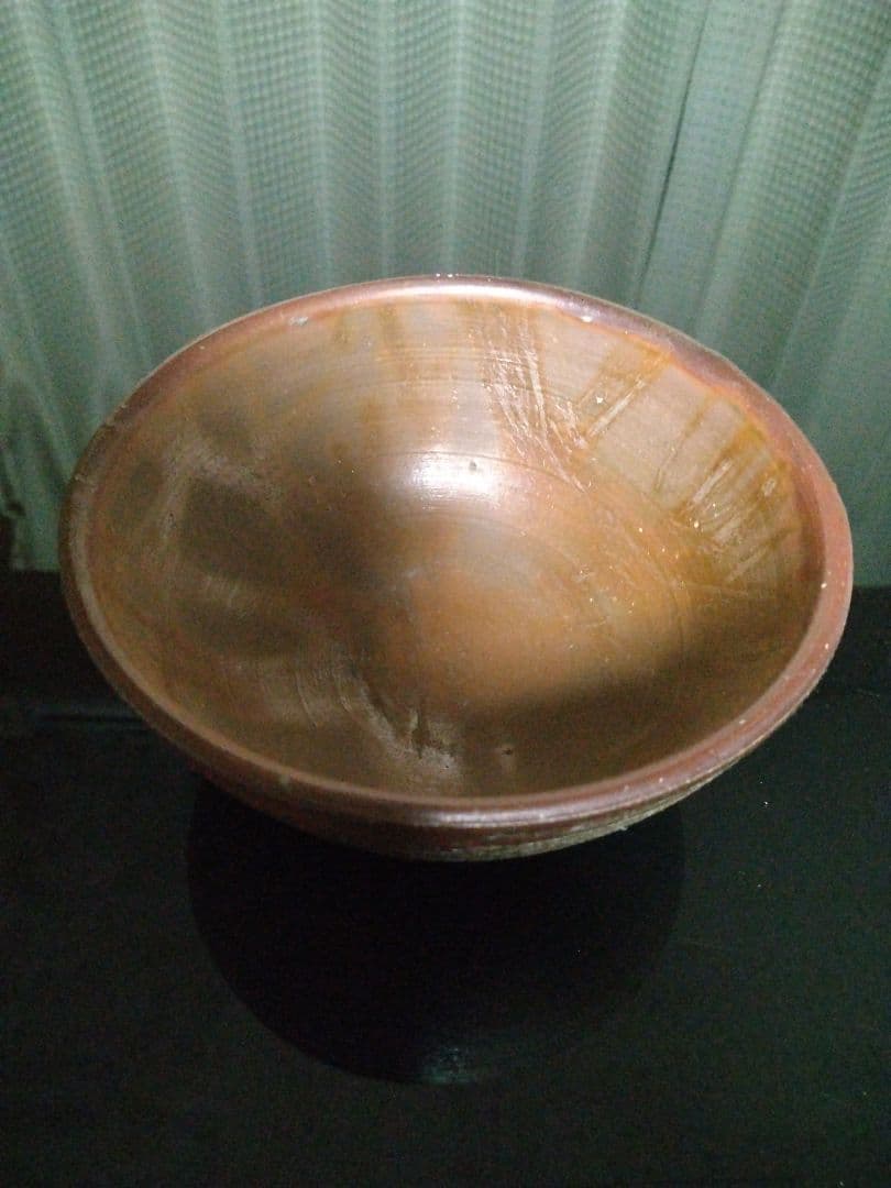 【備前焼 人間国宝 藤原 雄】茶碗 ( 送料無料！)