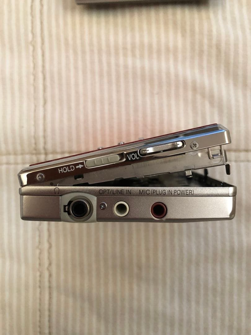 ポータブルMDレコーダPanasonicのSJ-MR230-S ミニスピーカー付