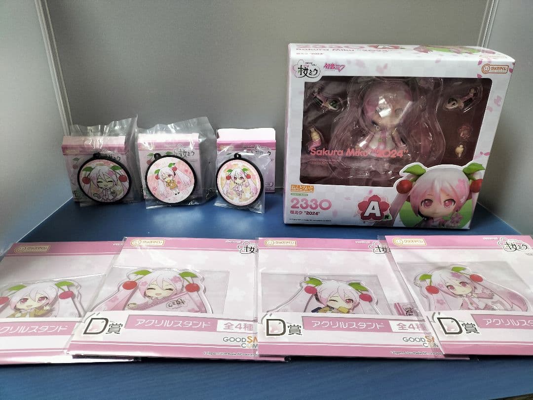 グッスマくじ桜ミク　A賞ねんどろいど桜ミク他セット