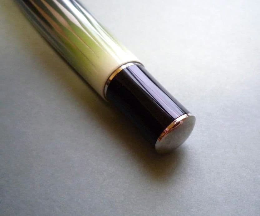 【美品】ペリカン 自然の美観シリーズ M640 ポーラーライト 万年筆（字幅F）