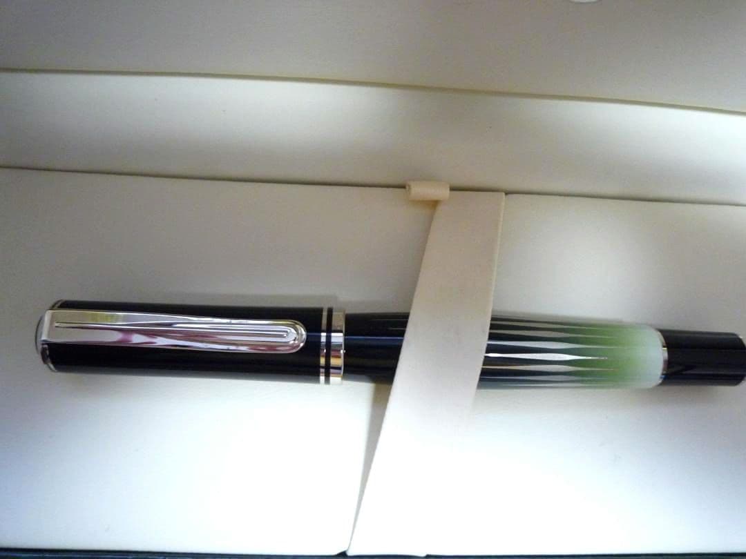 【美品】ペリカン 自然の美観シリーズ M640 ポーラーライト 万年筆（字幅F）