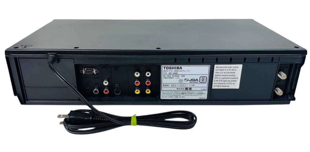 東芝 VTR一体型DVDプレーヤー (VHSビデオ/DVD) SD-V800
