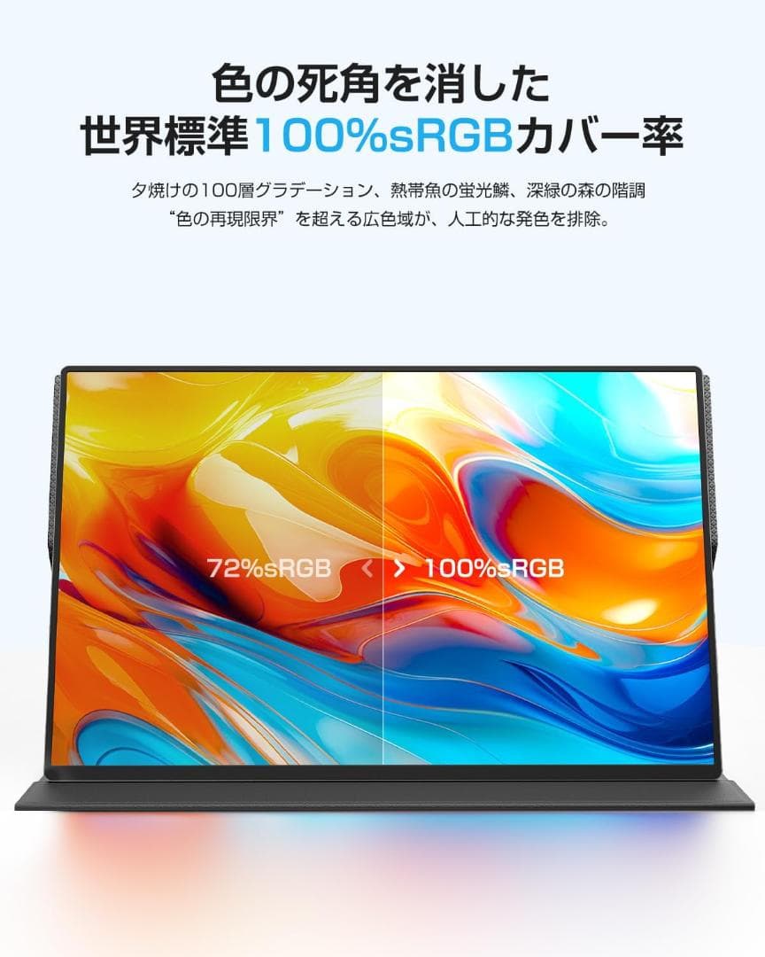 EVICIV モバイルモニター 16インチ 4K IPSパネル3840×2400