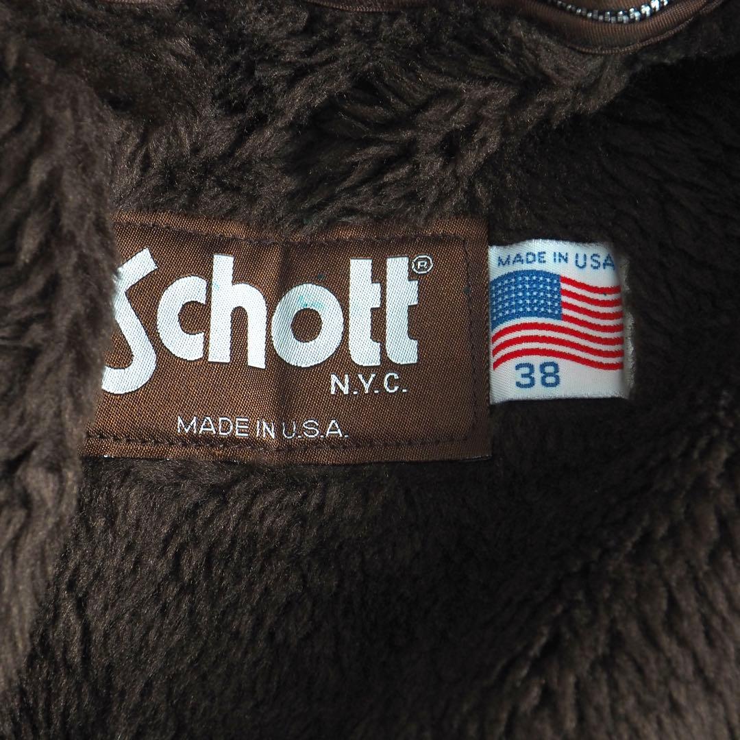 Schott　641VS　size38　レザージャケット　シングルライダース