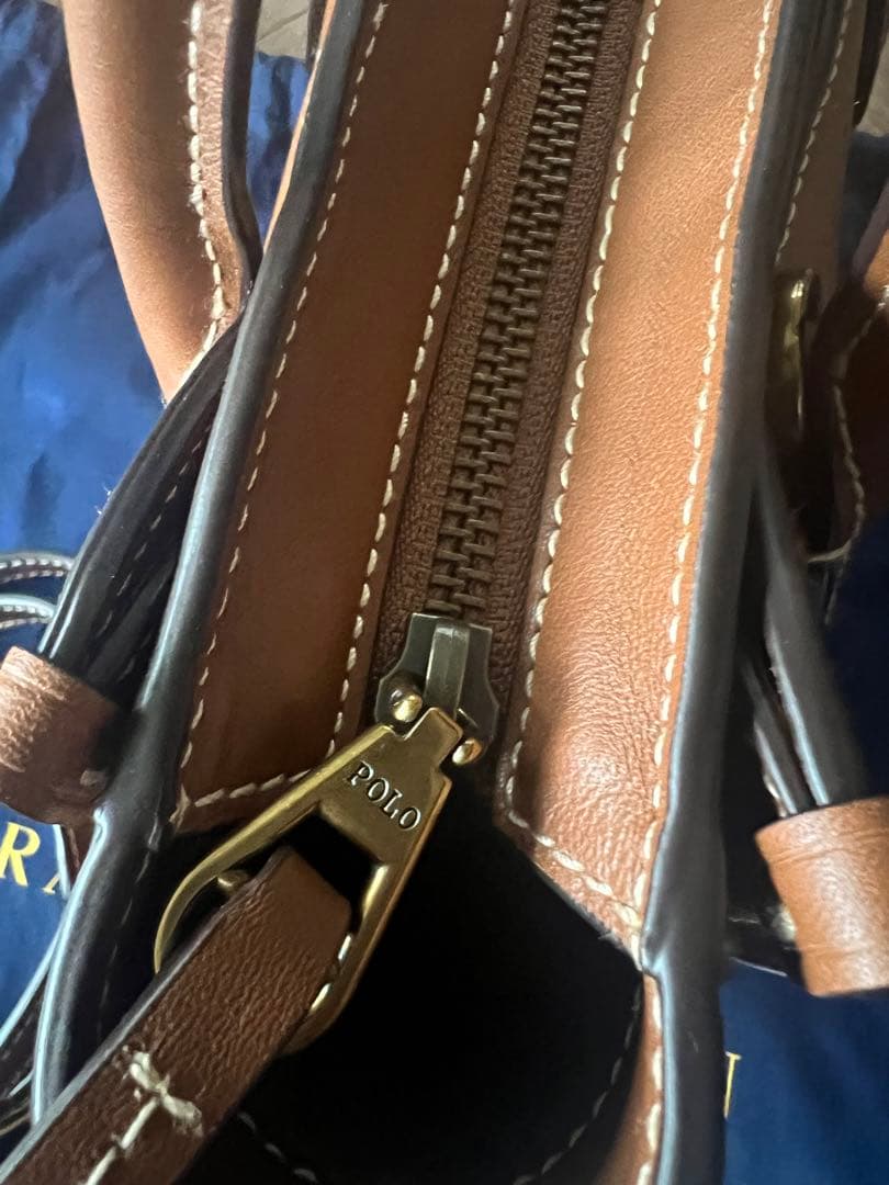新品未使用　POLO RALPH LAUREN ストラップ付きミニトートバッグ