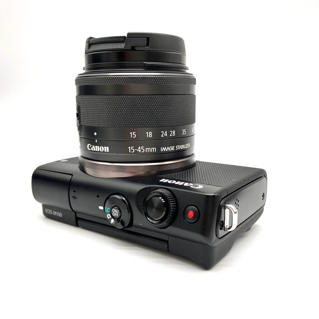 美品♪ Canon EOS M100 ブラック　15-45mmレンズキット