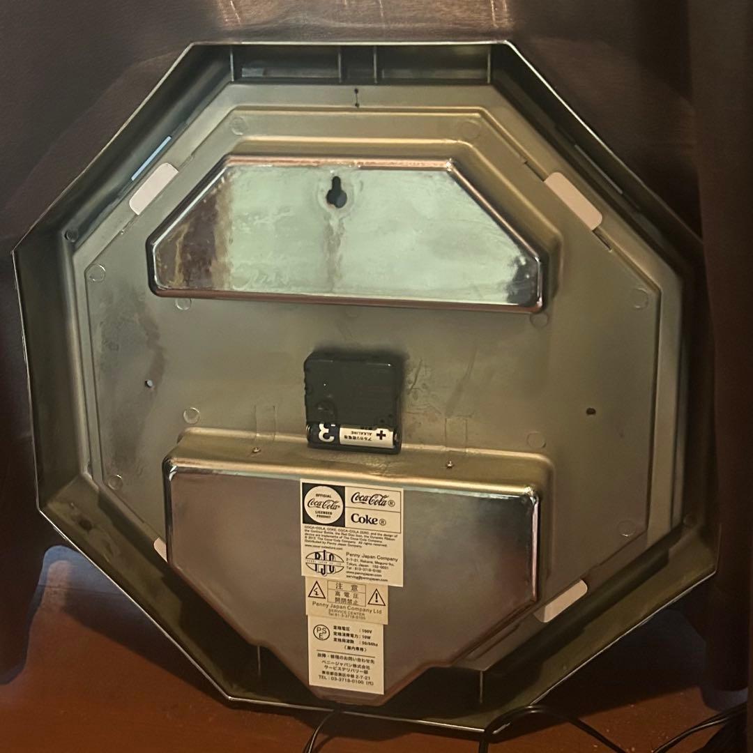 ※よう※【Used】コカコーラ レトロ ネオンクロック ２個