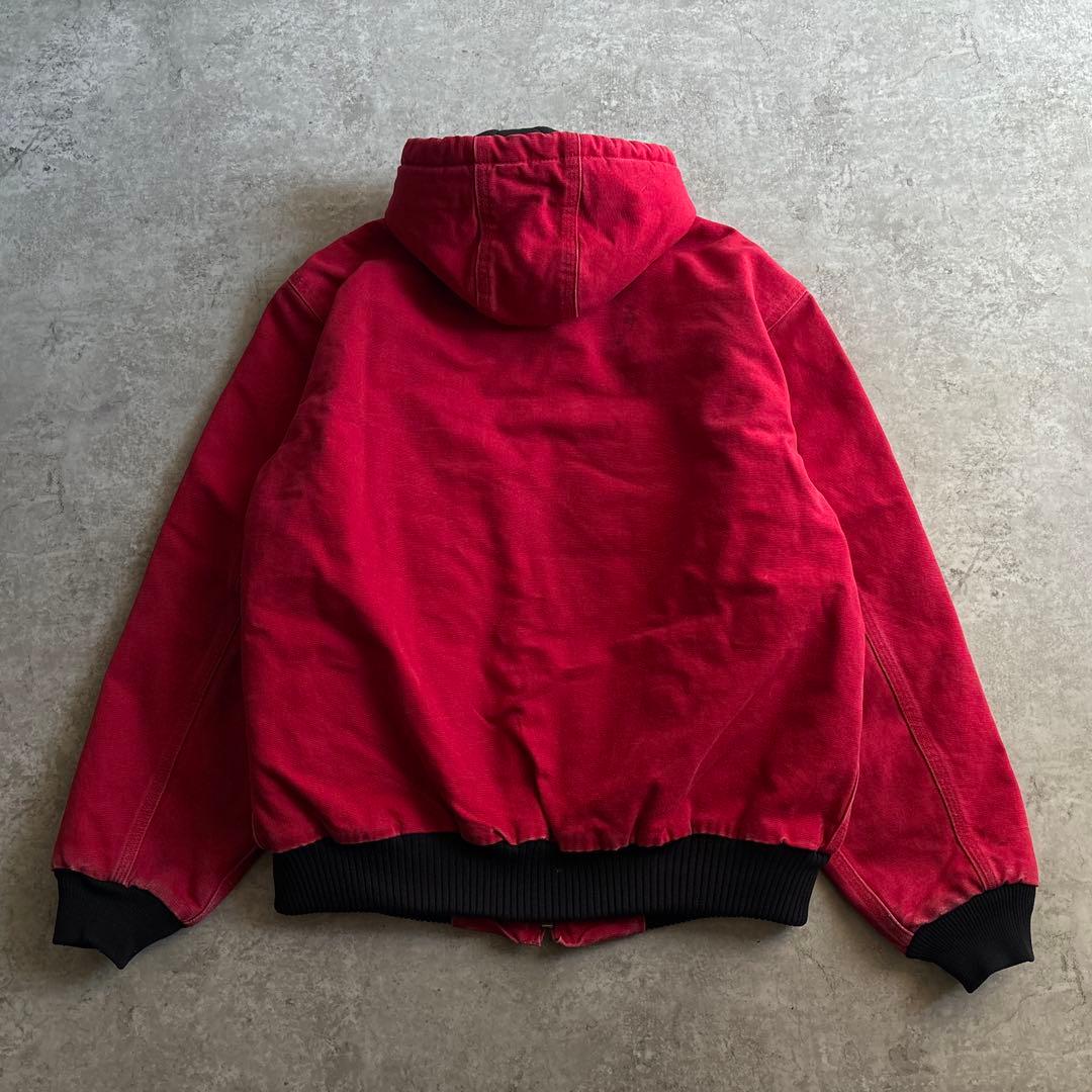 USA製■carhartt カーハート【M】アクティブジャケット ダック レッド