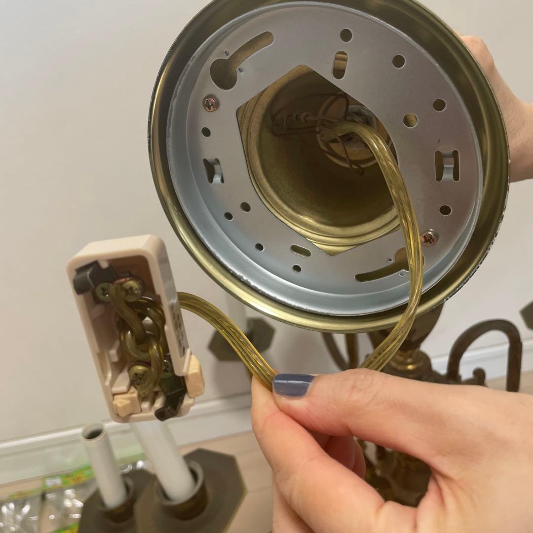 アメリカ製 ビンテージ 真鍮シャンデリア12灯