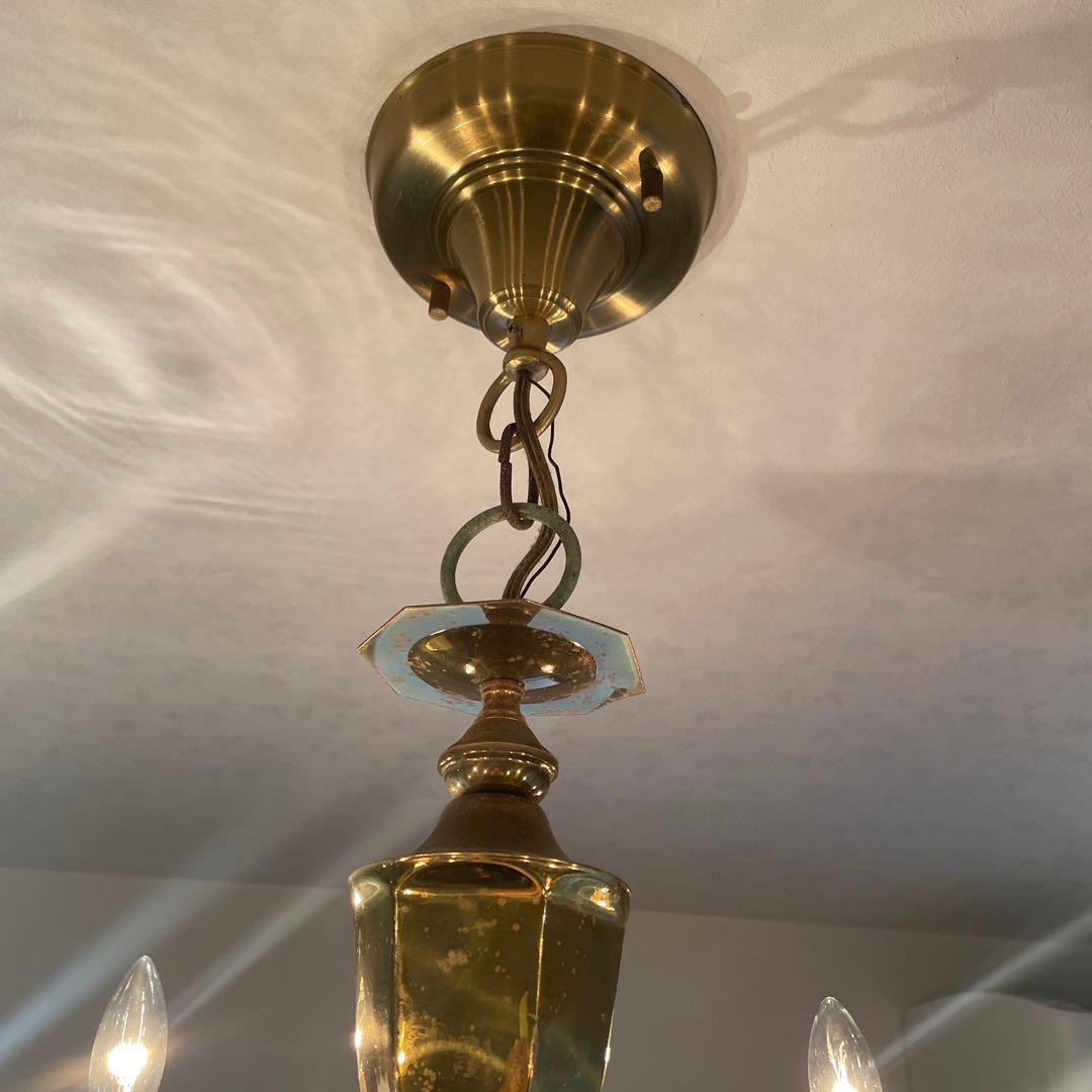 アメリカ製 ビンテージ 真鍮シャンデリア12灯