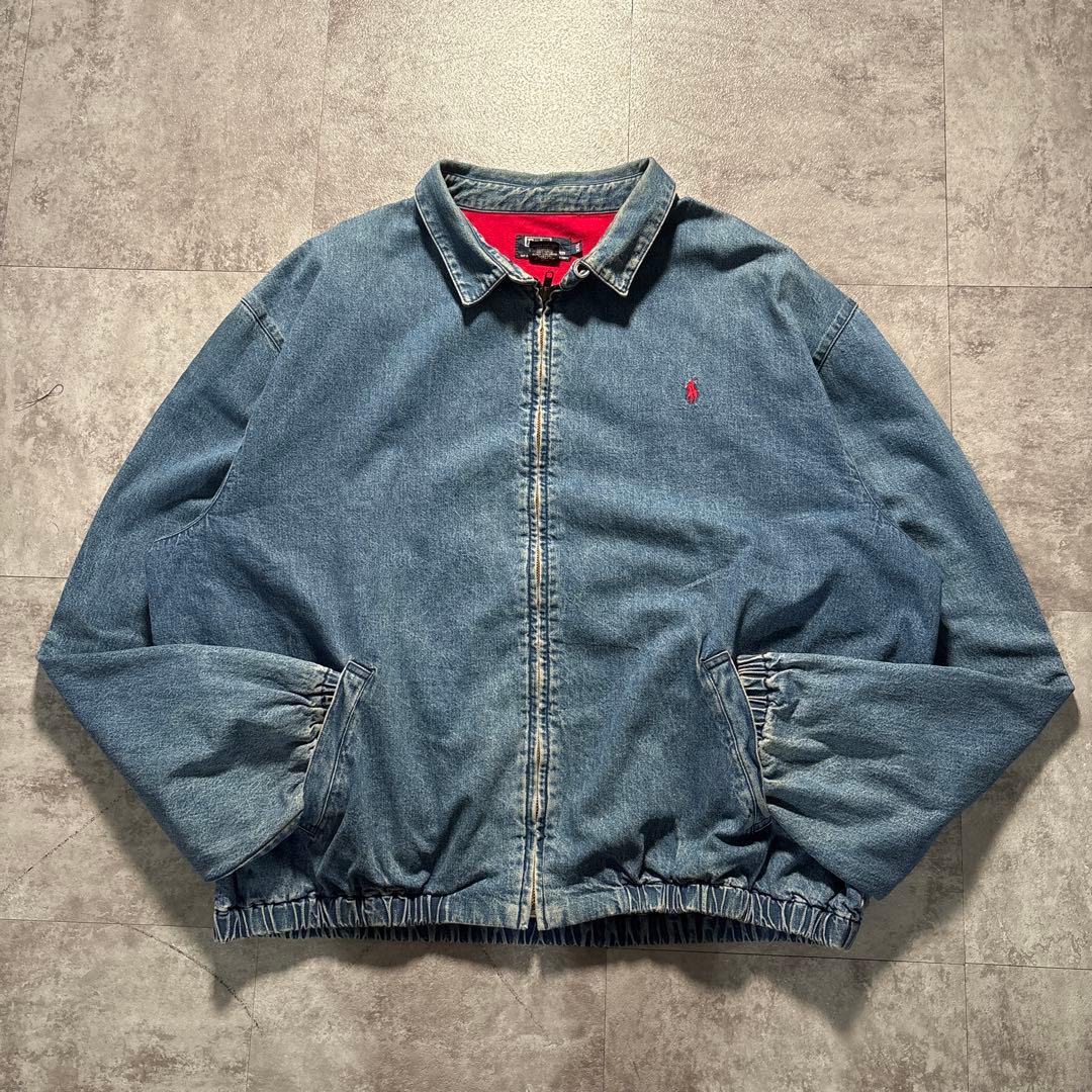 USA製❣️80s Ralph Lauren denim swing top