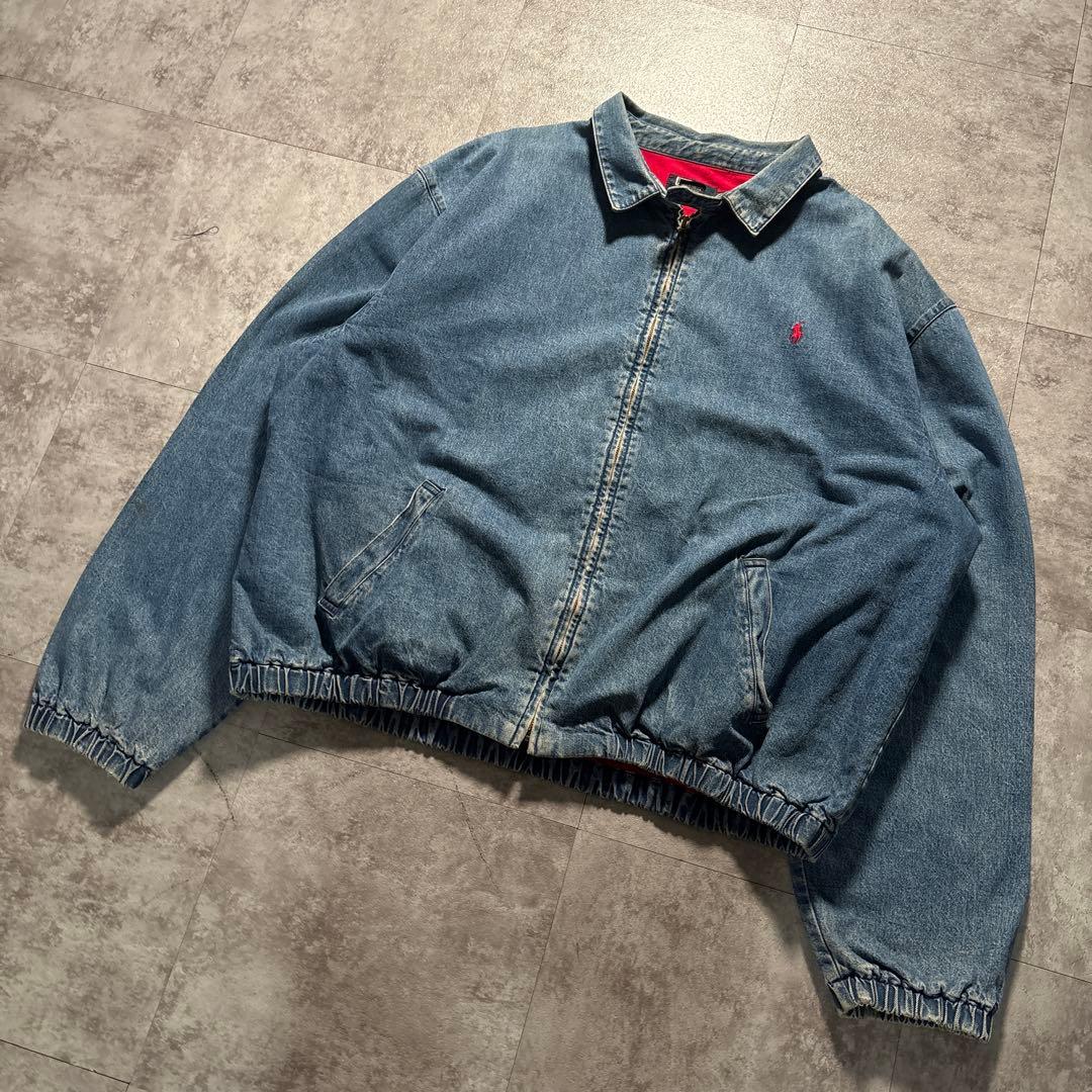 USA製❣️80s Ralph Lauren denim swing top