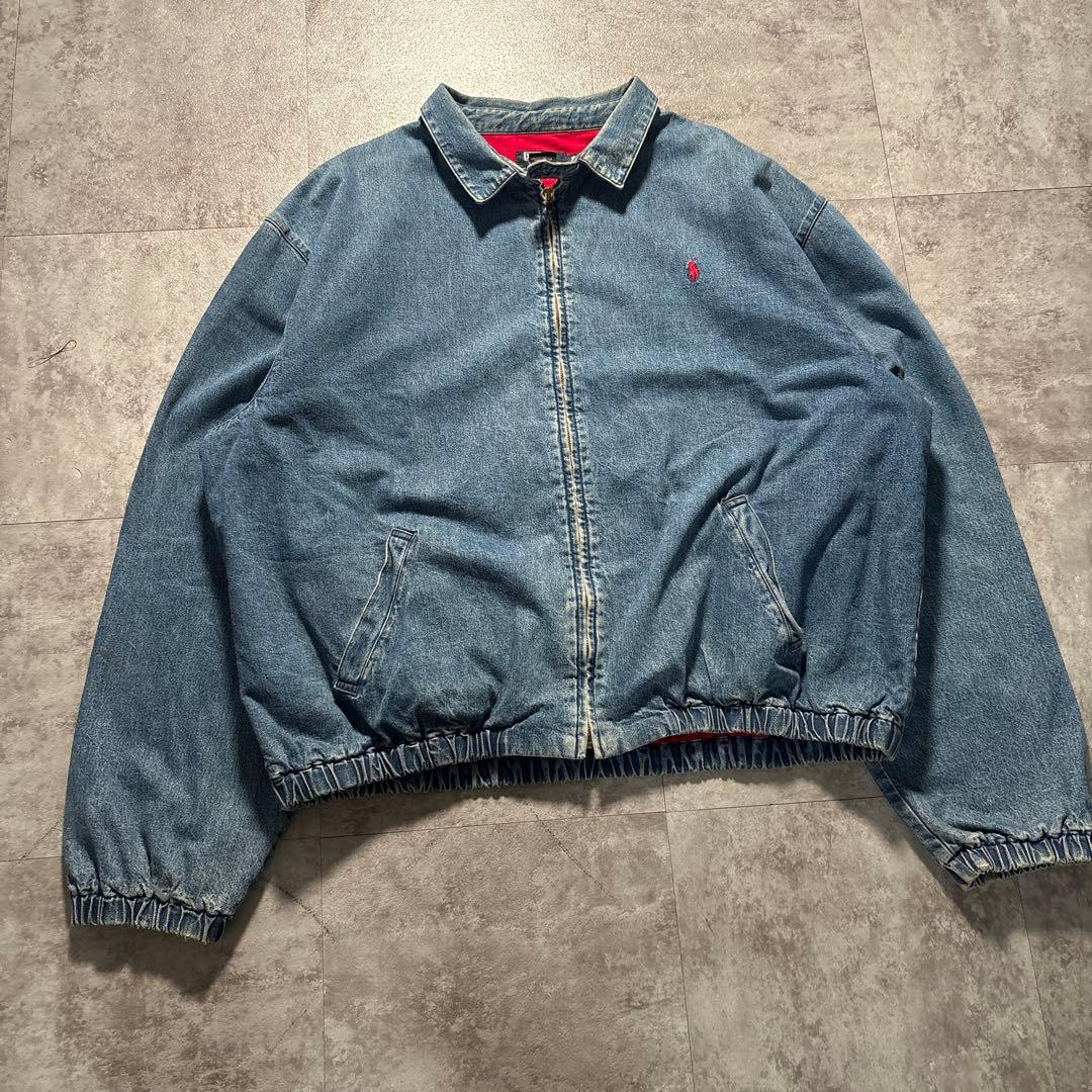 USA製❣️80s Ralph Lauren denim swing top