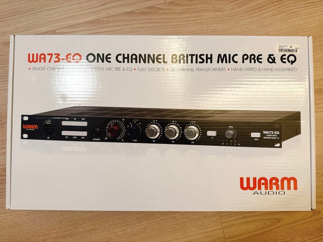 WARM AUDIO WA73-EQ マイクプリアンプ ＆ EQ