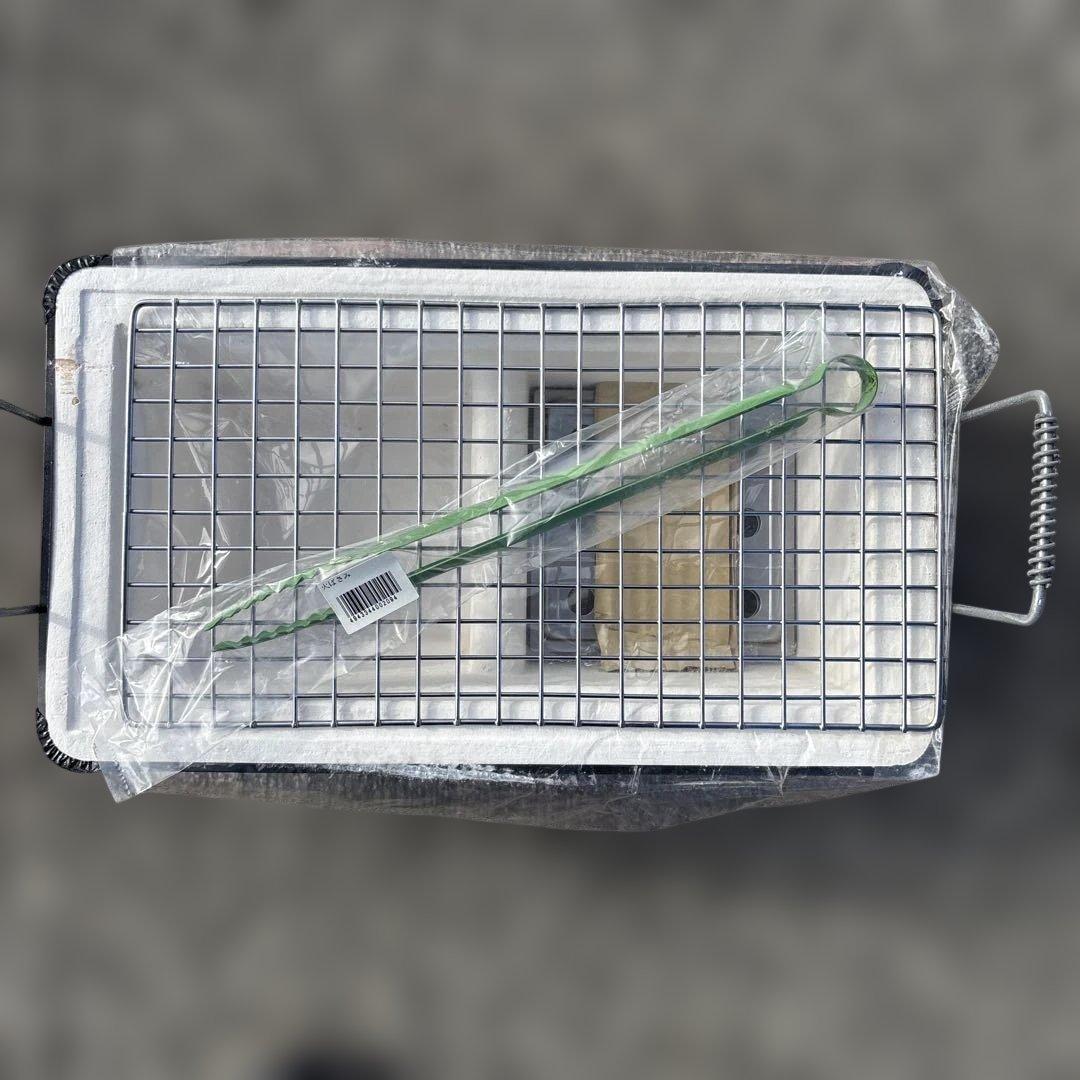 【未使用】　キンカ　バーベキューコンロ　角型七輪