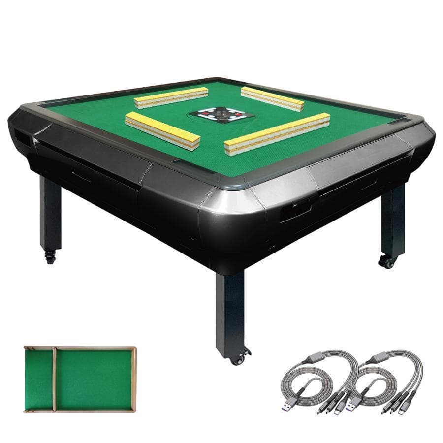 R2140全自動麻雀卓 座卓 ハーフレッグ 麻雀卓 28mm ブラック