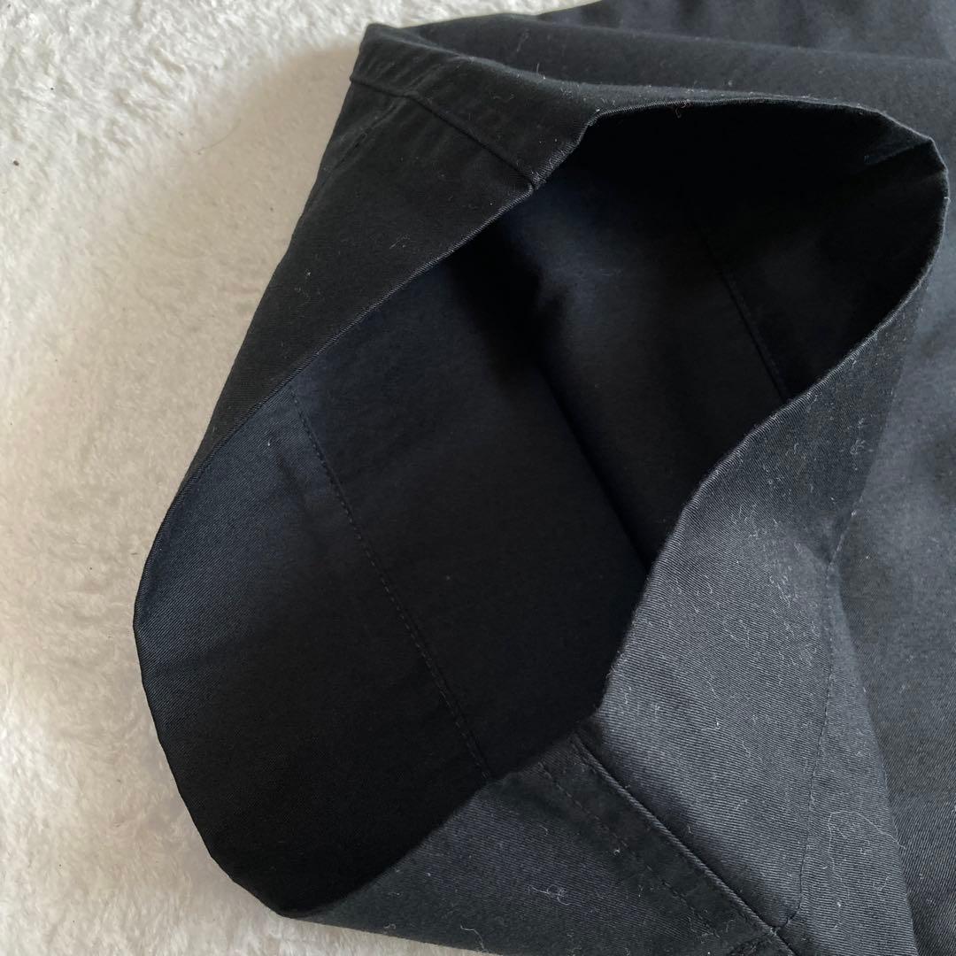 新品タグ MHL. ワイドパンツ SOFT DENSE COTTON 黒 M 2