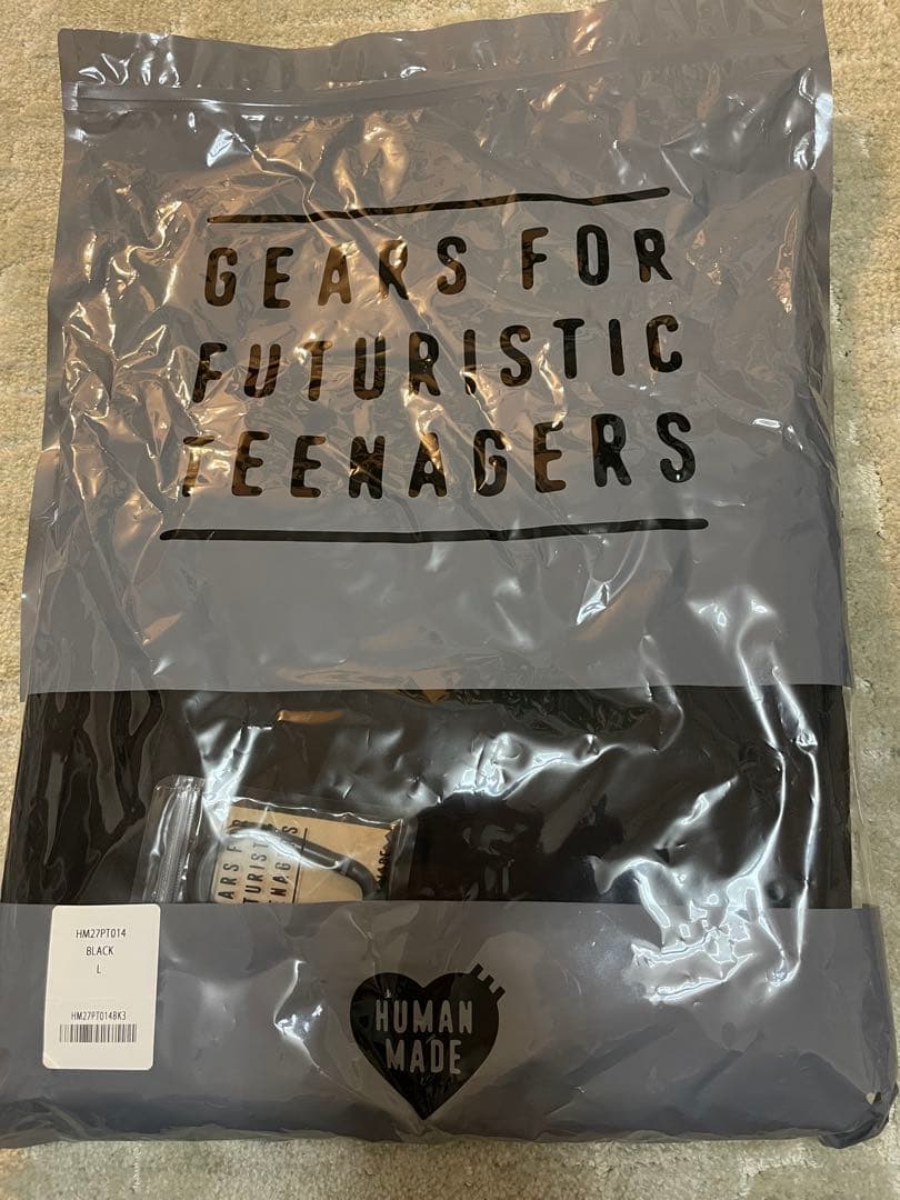 新品HUMAN MADE SKATER PANTS ブラック Ｌ