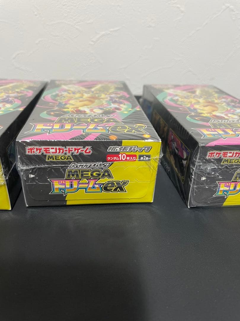 【新品未開封　シュリンク付】ポケモンカード MEGA ドリームex 3BOX