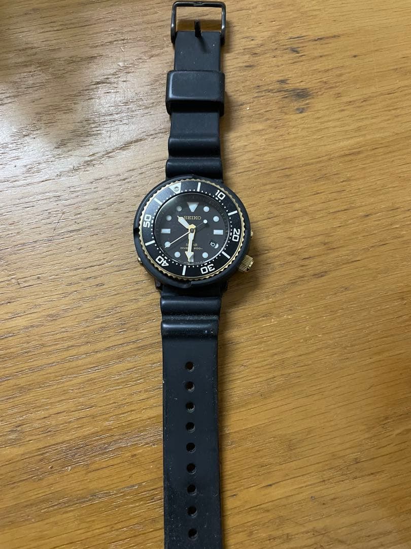 SEIKO ダイバーズウォッチ ラバーベルト 200m防水