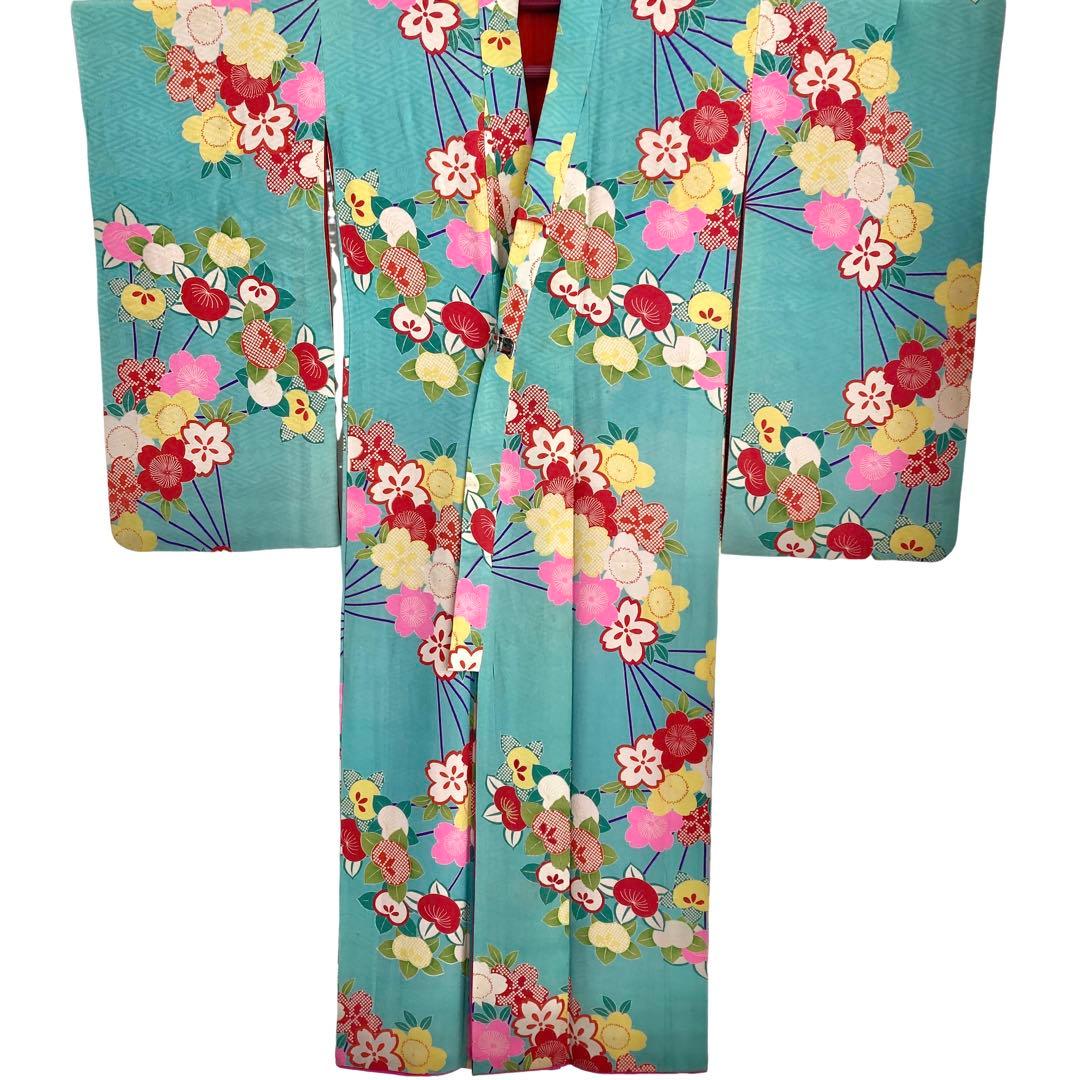 アンティーク　女の子　子供着物　ジュニア　アンティーク着物　袴　七五三　NO2