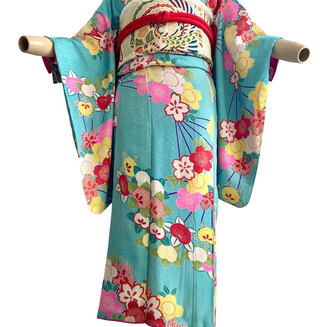 アンティーク　女の子　子供着物　ジュニア　アンティーク着物　袴　七五三　NO2