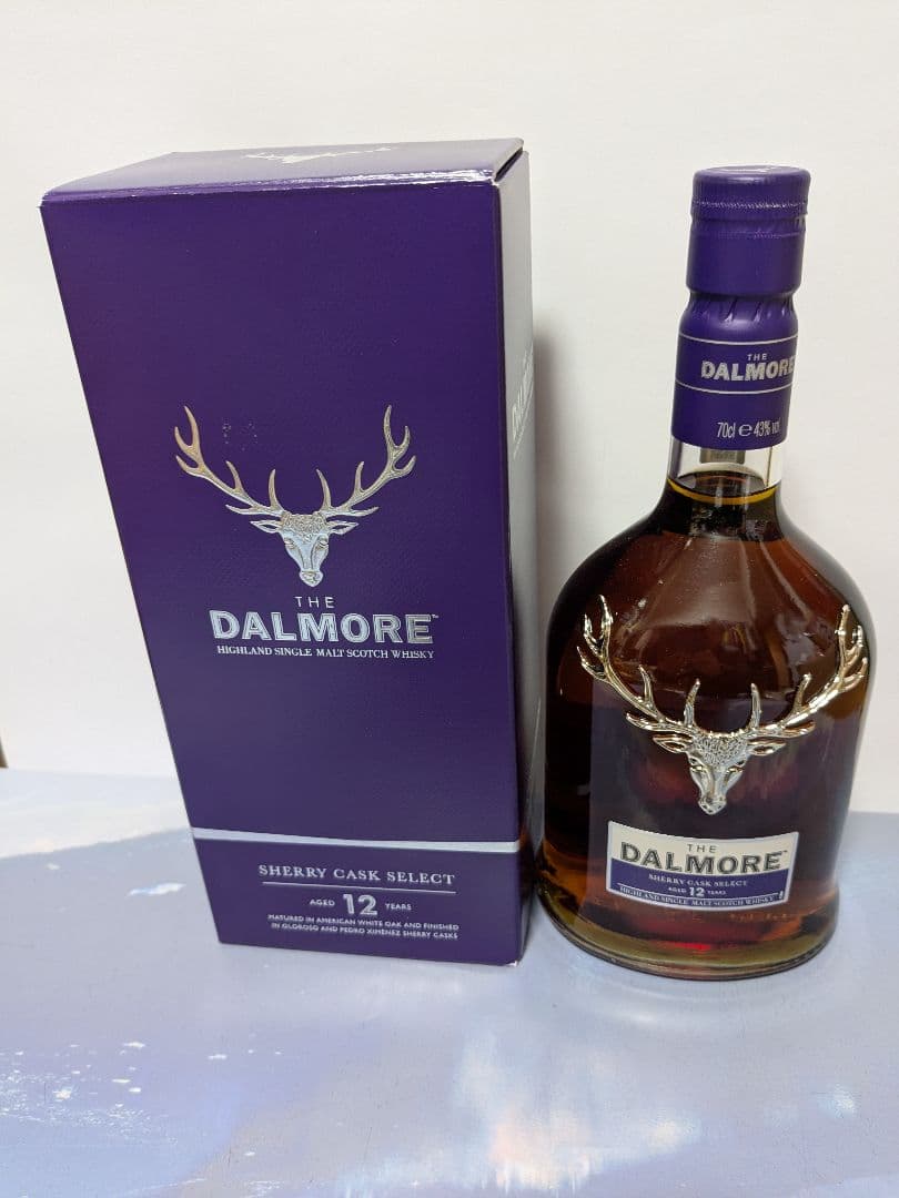 THE DALMORE ダルモア 12年 シェリーカスクセレクト 箱付き。