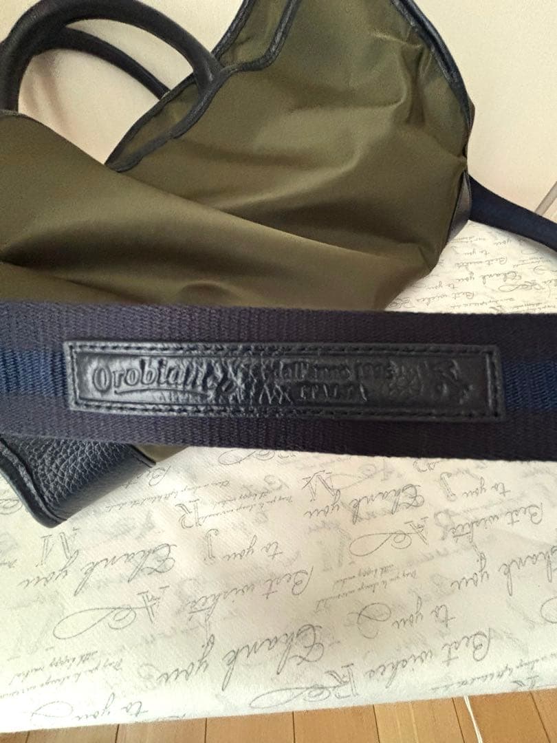 【極美品】Orobianco オロビアンコビジネスバッグ2WAYブリーフケース