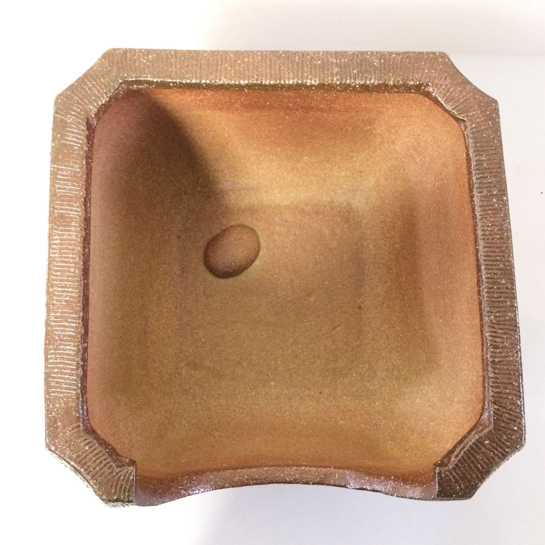 信楽焼 土風炉 面取風炉 高橋楽斎作 茶道具 供箱 L311