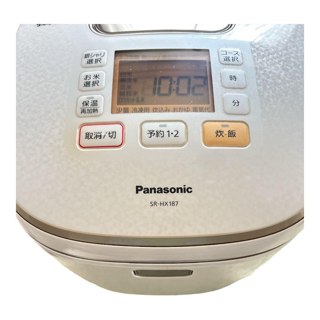 【ジャンク品】炊飯器 一升炊き パナソニック SR-HX187 取説 付属品付き