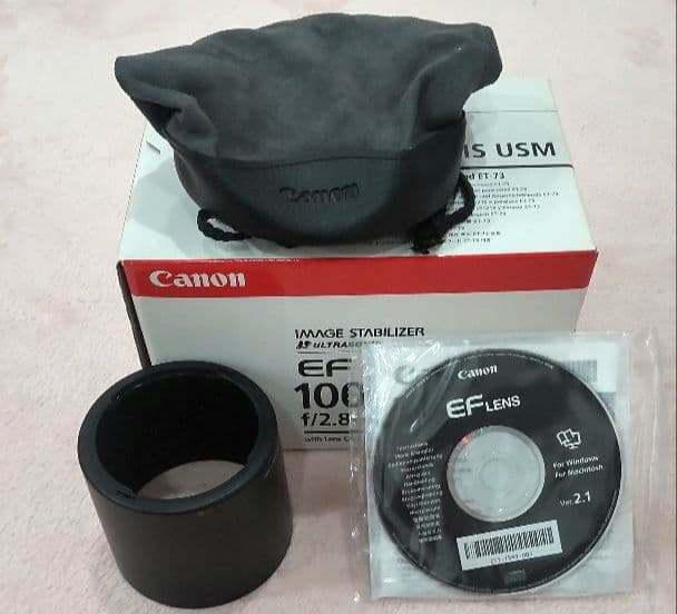 レンズ(単焦点) Canon EF 100mm f/2.8L Macro IS USM