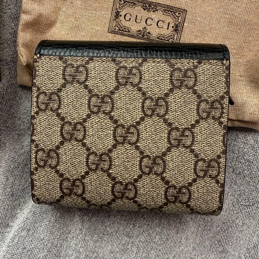 GUCCI ダブルG バイカラー ミディアム ウォレット