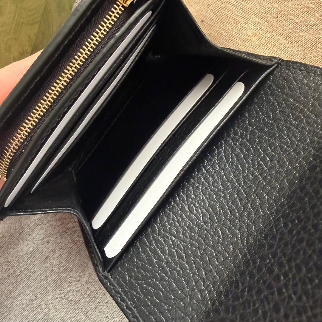 GUCCI ダブルG バイカラー ミディアム ウォレット