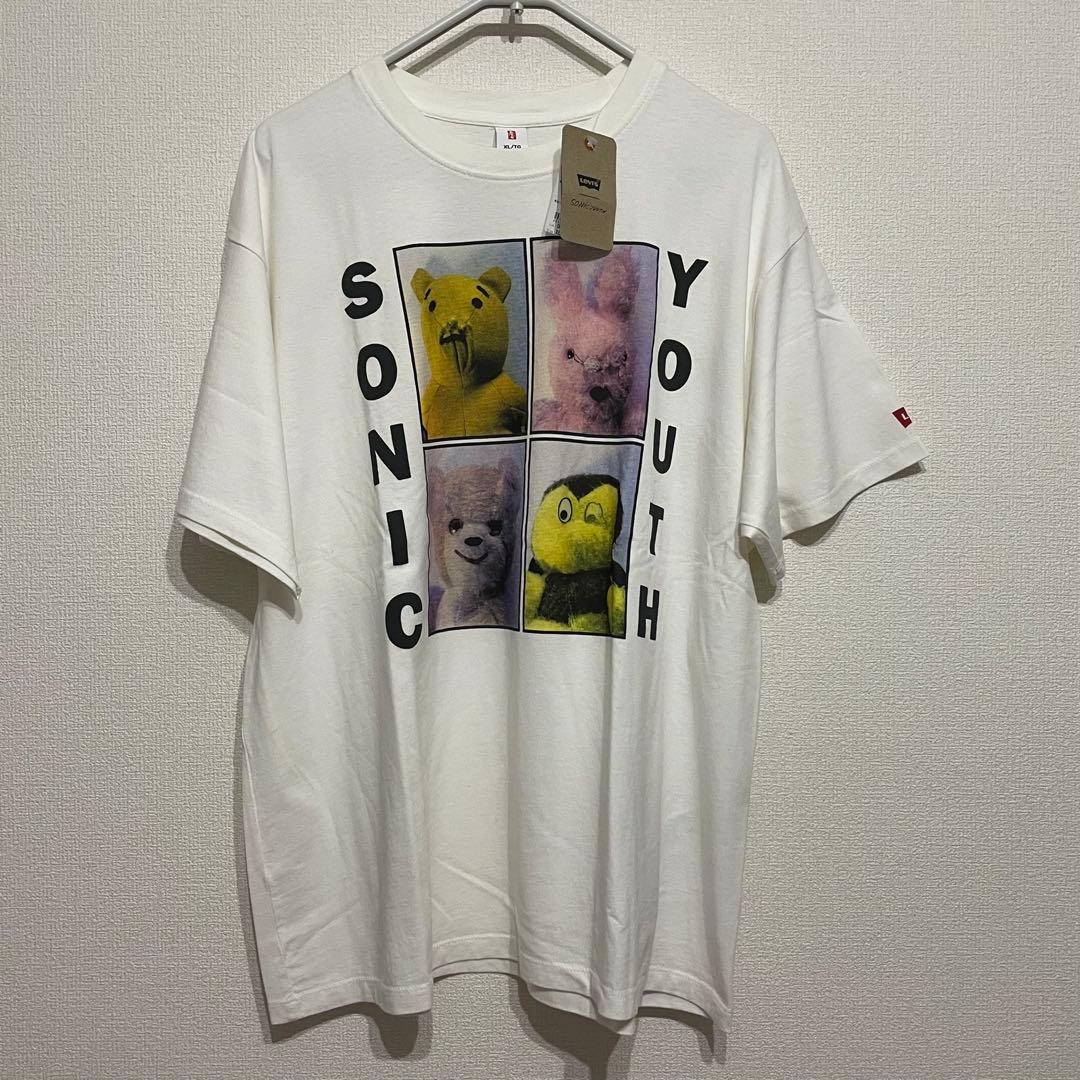 リーバイス × ソニックユース マイクケリー Tシャツ 白 XL 新品未使用