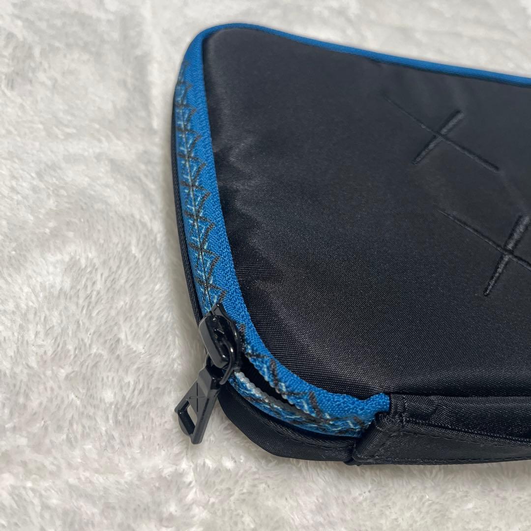 original fake PORTER パスポートケース 黒 青 KAWS