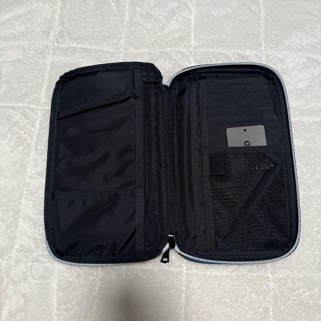 original fake PORTER パスポートケース 黒 青 KAWS