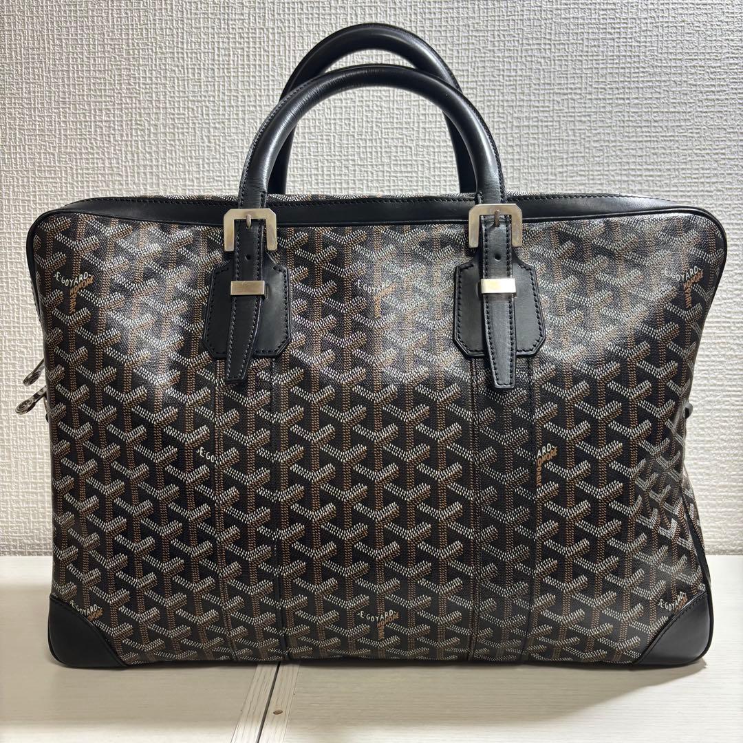 GOYARD ゴヤール アンバサードMM ブラック ビジネス バッグ