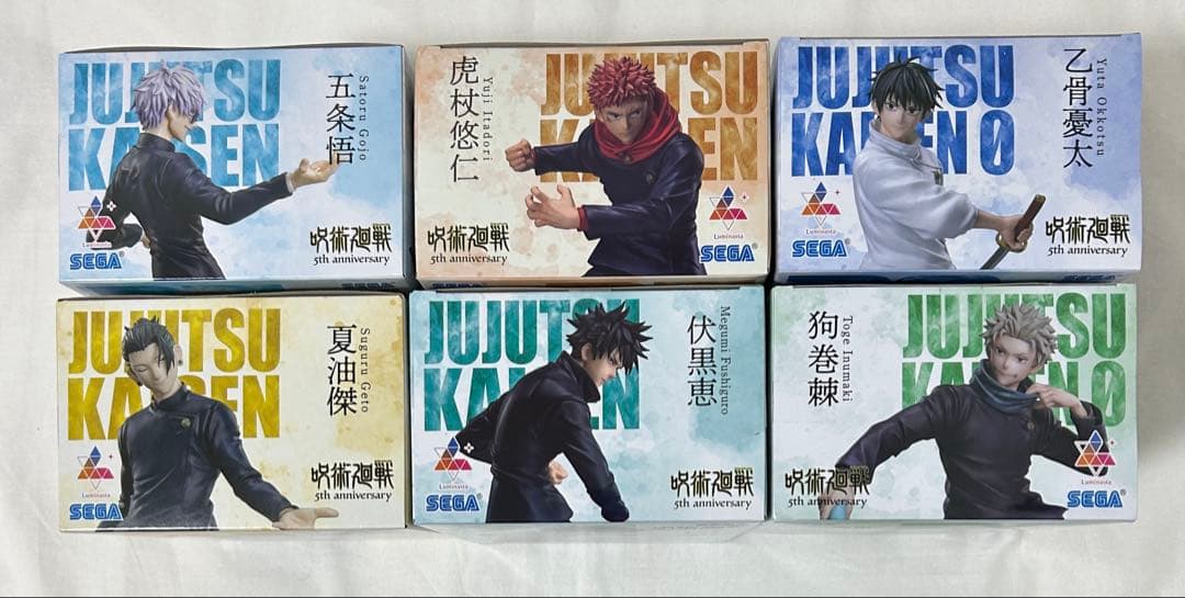 ROUND1限定　呪術廻戦5周年　Luminasta 6種セット