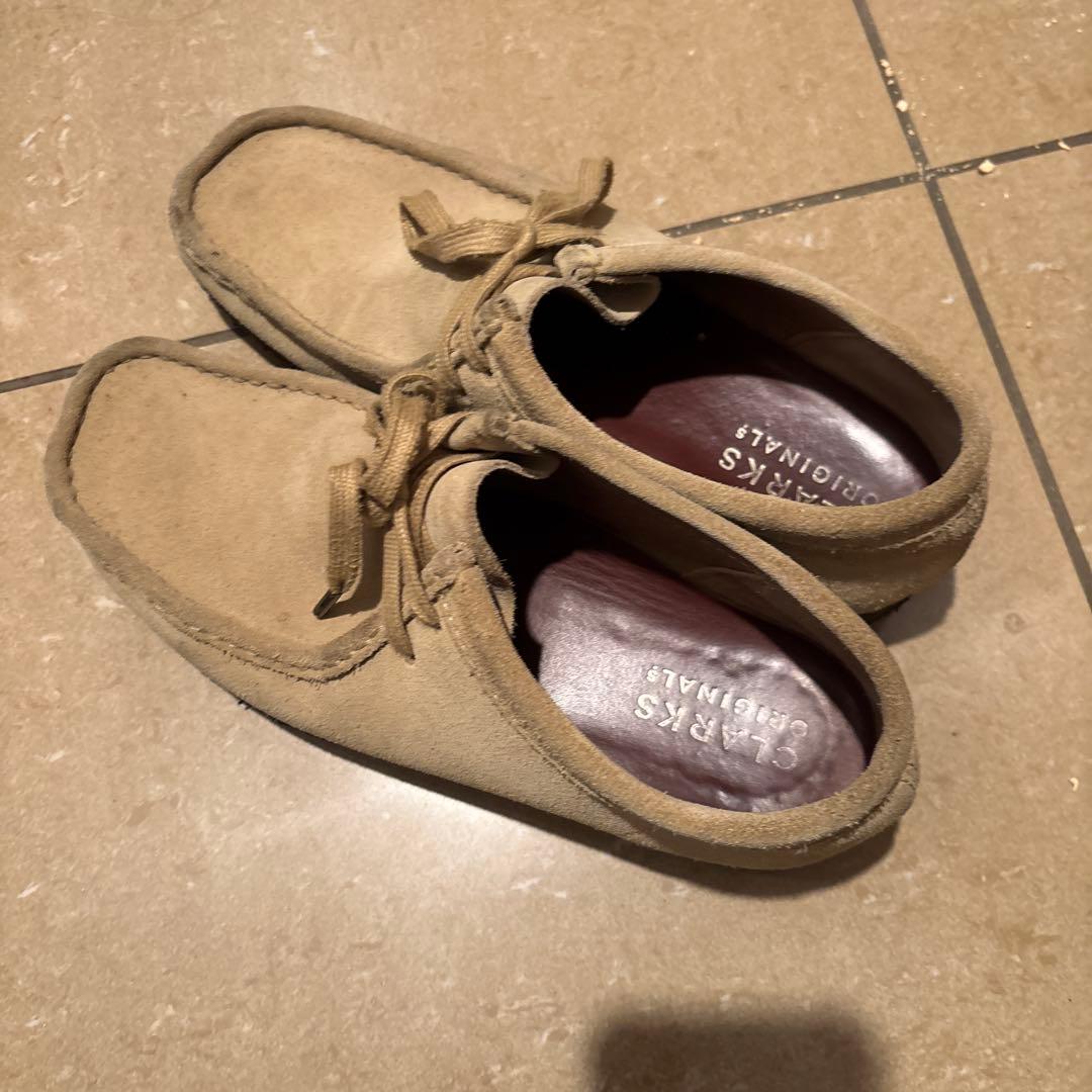 Clarks ワラビー 27cm ベージュ