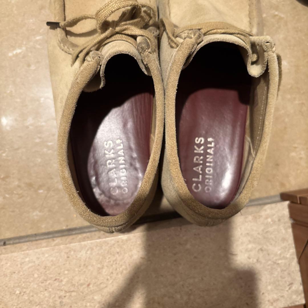 Clarks ワラビー 27cm ベージュ